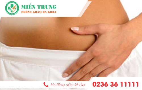 dau bung duoi ben trai o nu gioi