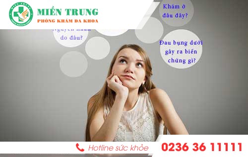 dau bung duoi khi mang thai co sao khong