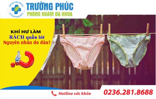 Khí hư làm rách quần lót có phải bị bệnh phụ khoa không?